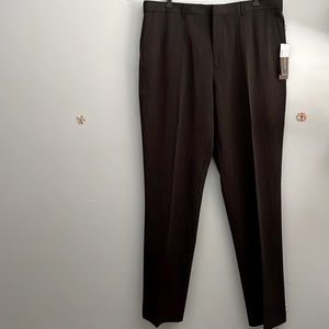 Vroom & Dreesmann Pleated Front Pin Stripe Dress Pants 40 x 38